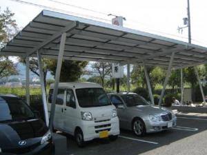 estrutura de montagem de garagem solar
