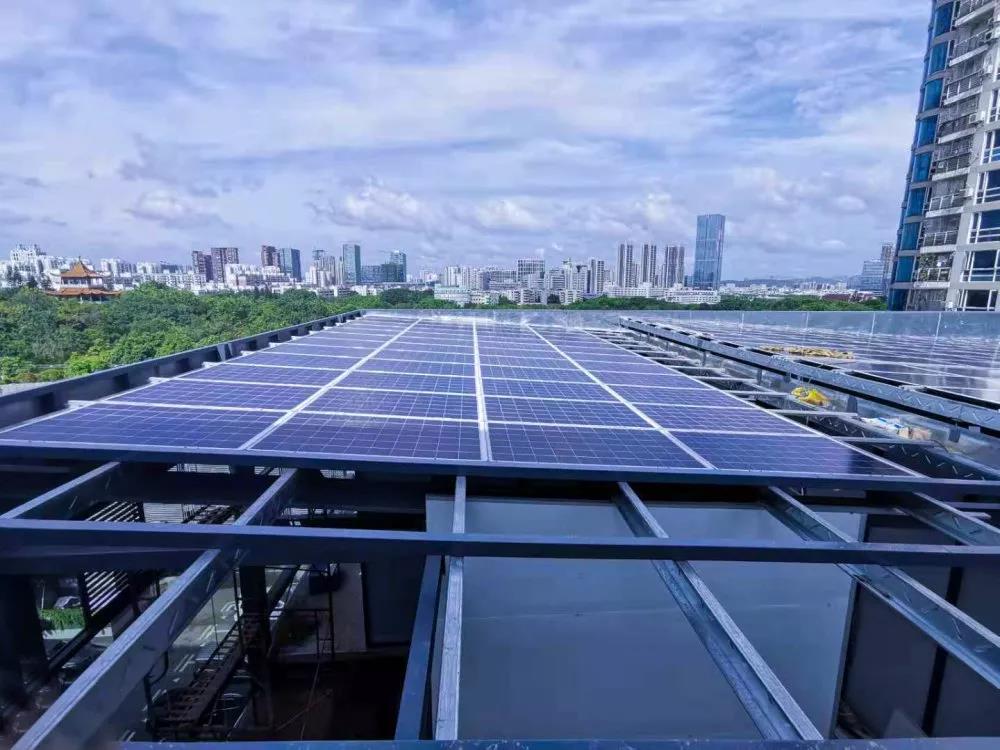 desempenho de suportes solar pv - projeto Shenzhen bipv